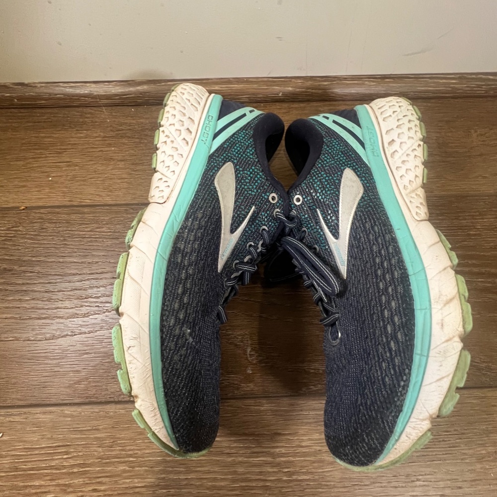 Brooks Ghost 11 Women's Running Shoes Navy/teal Size 10 - Picture 5 of 10